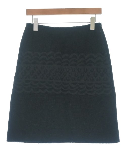 mina perhonen(ミナペルホネン)ひざ丈スカート 黒 サイズ:-(M位)/2200677474250
