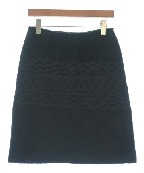 mina perhonen（ミナペルホネン）ひざ丈スカート 黒 サイズ:-(M位) レディース/2200677474250