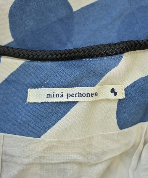 mina perhonen（ミナペルホネン）ひざ丈スカート 青 サイズ:36(S位) レディース/2200695648046