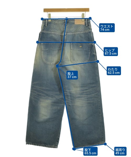 mina perhonen（ミナペルホネン）デニムパンツ 青 サイズ:36(S位) レディース/2200655734017