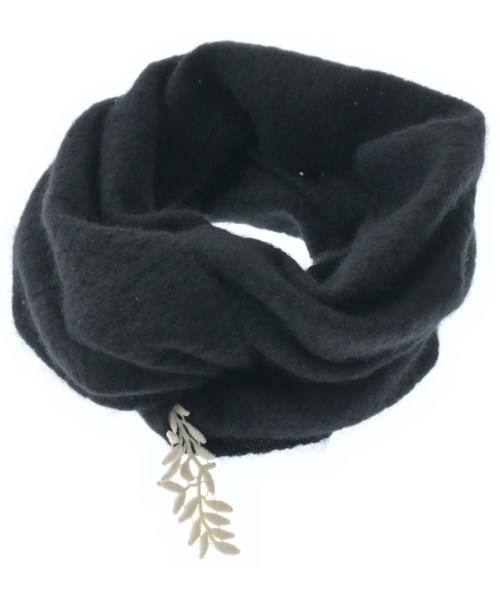 mina perhonen(ミナペルホネン)マフラー 黒 サイズ:-/2200655734093