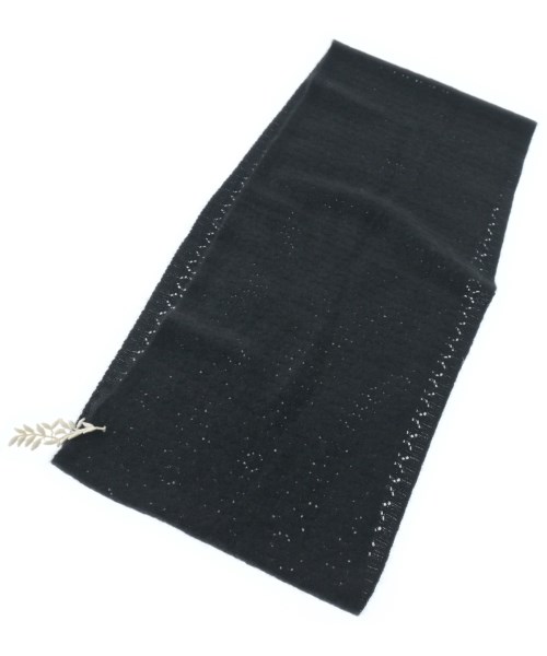 mina perhonen（ミナペルホネン）マフラー 黒 サイズ:- レディース/2200655734093