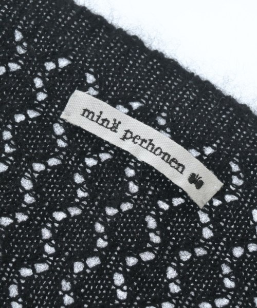 mina perhonen（ミナペルホネン）マフラー 黒 サイズ:- レディース/2200655734093