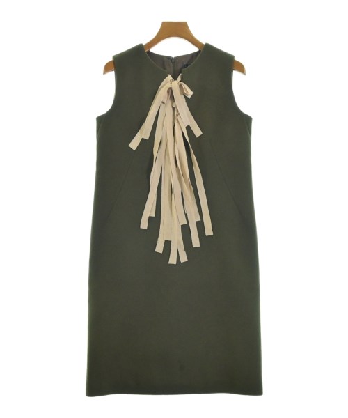 mina perhonen(ミナペルホネン)ワンピース カーキ サイズ:38(M位)/2200660238012
