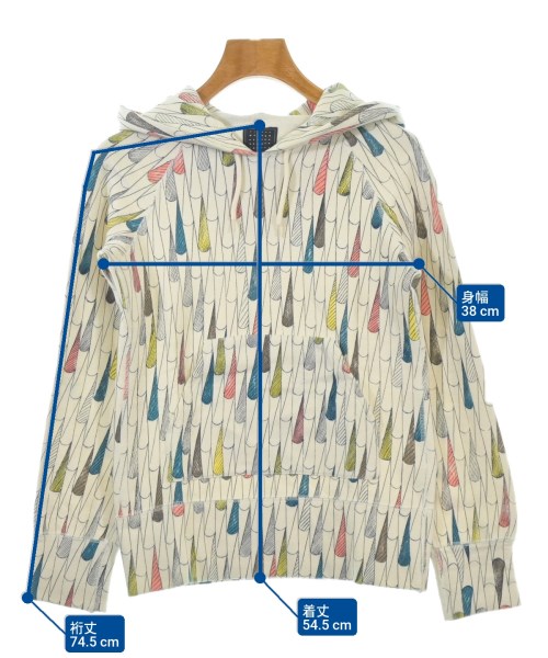 mina perhonen（ミナペルホネン）パーカー 白 サイズ:36(S位) レディース/2200662413011