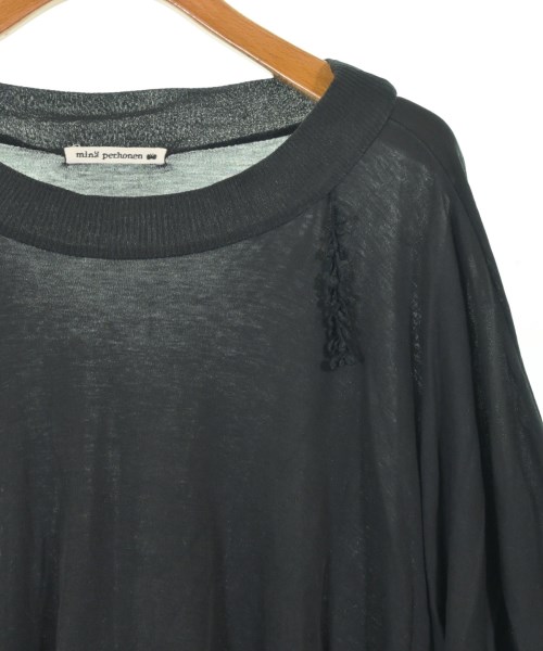 mina perhonen（ミナペルホネン）Tシャツ・カットソー 黒 サイズ:36(S位) レディース/2200710532107