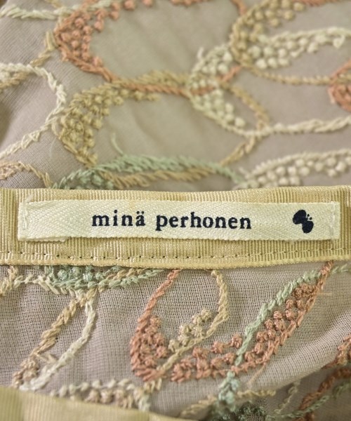 mina perhonen（ミナペルホネン）ワンピース ベージュ サイズ:36(S位) レディース/2200709127116