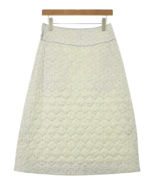 mina perhonen（ミナペルホネン）ロング・マキシ丈スカート 白 サイズ:36(S位) レディース/2200645015027