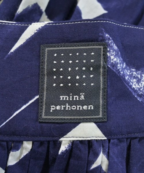 mina perhonen（ミナペルホネン）ロング・マキシ丈スカート 青 サイズ:38(M位) レディース/2200639150079