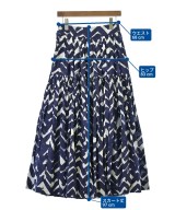 mina perhonen（ミナペルホネン）ロング・マキシ丈スカート 青 サイズ:38(M位) レディース/2200639150079