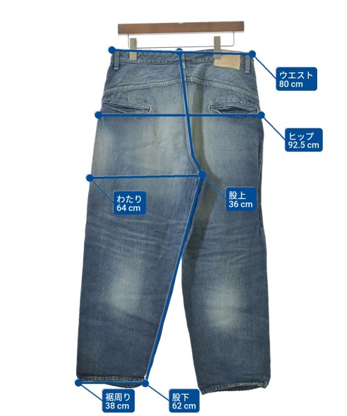 mina perhonen（ミナペルホネン）デニムパンツ 青 サイズ:40(M位) レディース/2200645817010