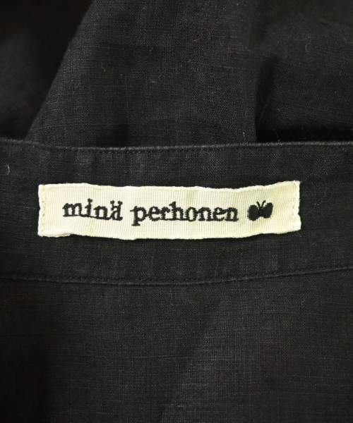 mina perhonen（ミナペルホネン）カジュアルシャツ 黒 サイズ:L メンズ/2200701029234