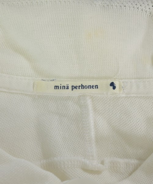 mina perhonen（ミナペルホネン）ポロシャツ 白 サイズ:38(M位) レディース/2200704397019