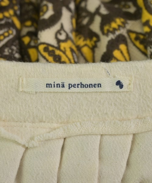 mina perhonen（ミナペルホネン）ひざ丈スカート 白 サイズ:-(M位) レディース/2200706508048