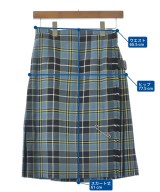 mina perhonen（ミナペルホネン）ひざ丈スカート 青 サイズ:-(S位) レディース/2200666282200