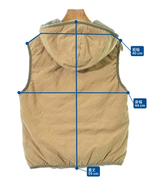 mina perhonen（ミナペルホネン）ダウンジャケット/ダウンベスト ベージュ サイズ:36(S位) レディース/2200653149011