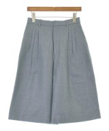 mina perhonen（ミナペルホネン）クロップドパンツ 青 サイズ:38(M位) レディース/2200670547081