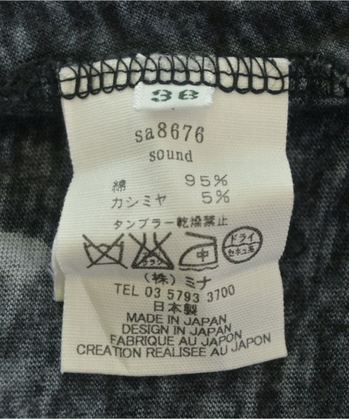 mina perhonen（ミナペルホネン）Tシャツ・カットソー 黒 サイズ:36(S位) レディース/2200717062133