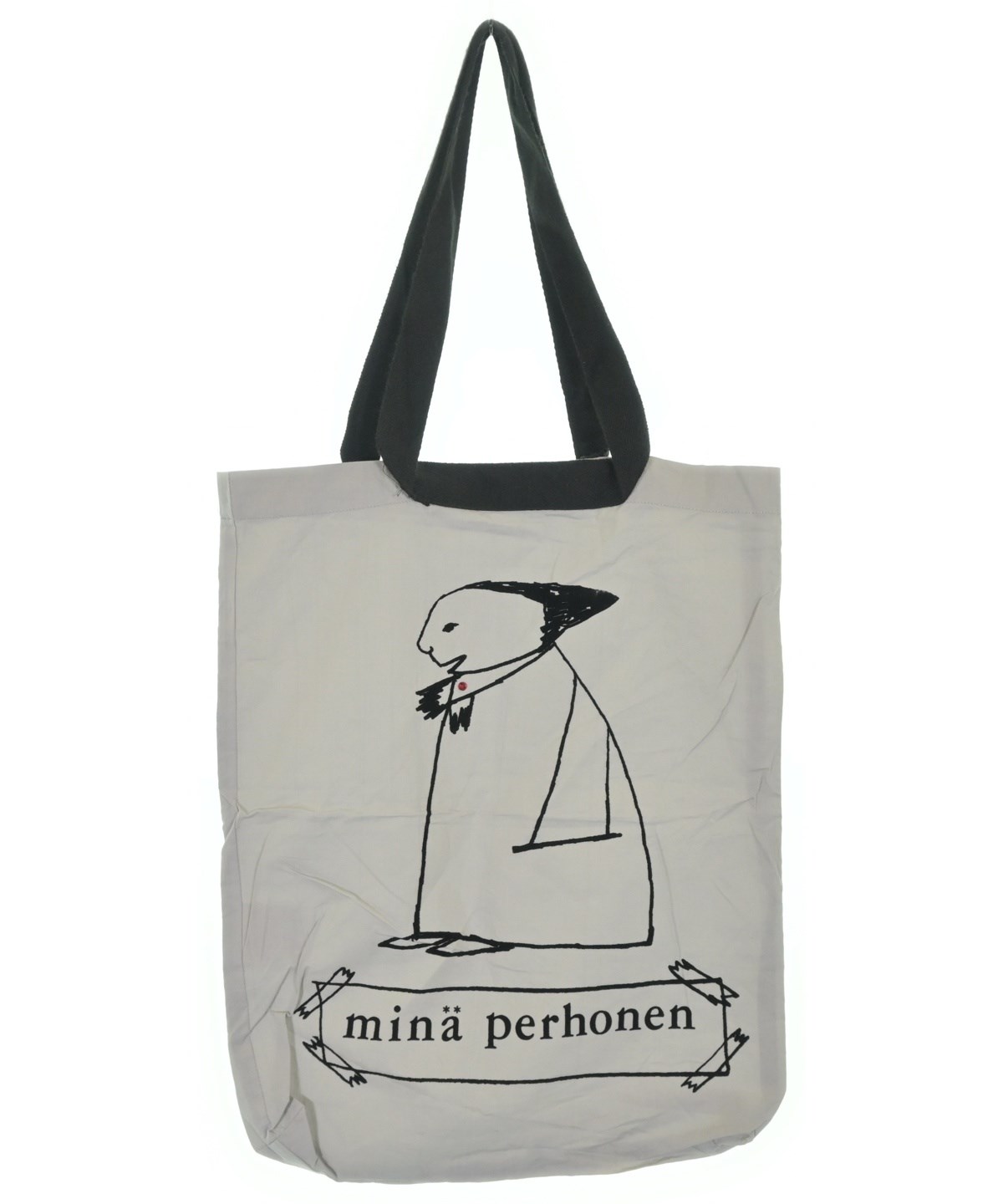 mina perhonen（ミナペルホネン）トートバッグ グレー サイズ