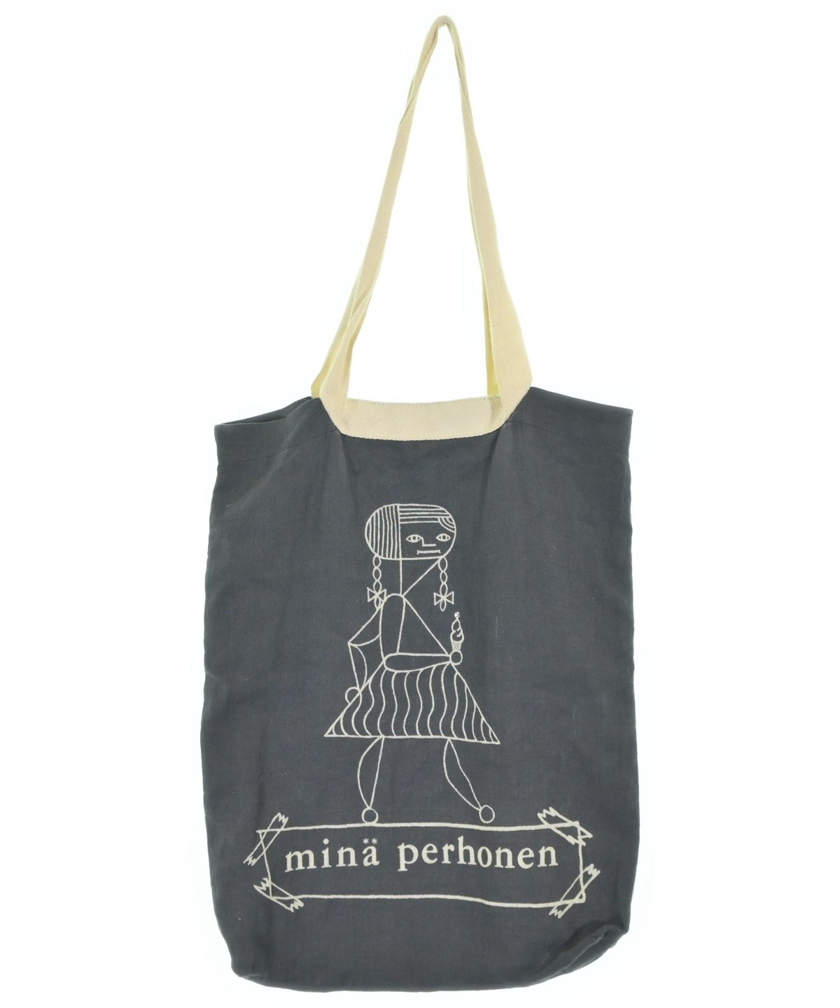 mina perhonen（ミナペルホネン）トートバッグ グレー サイズ