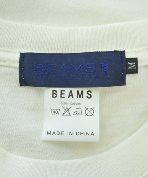 BEAMS T（ビームスティ）Tシャツ・カットソー 白 サイズ:M メンズ/2200623035085