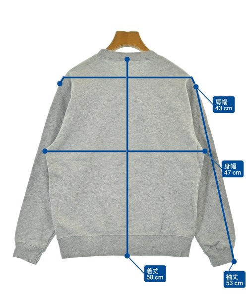 BEAMS T（ビームスティ）スウェット グレー サイズ:S レディース/2200632088058