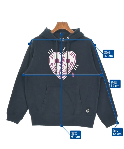 BEAMS T（ビームスティ）パーカー 紺 サイズ:S レディース/2200632269037