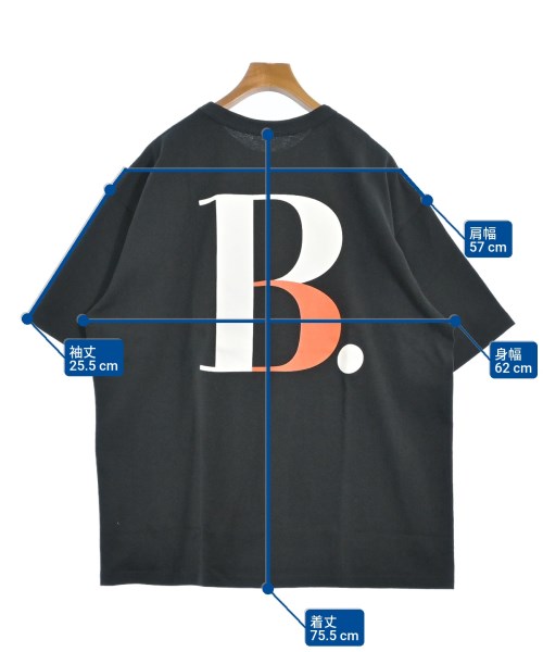 BEAMS T（ビームスティ）Tシャツ・カットソー 黒 サイズ:L メンズ/2200634415098