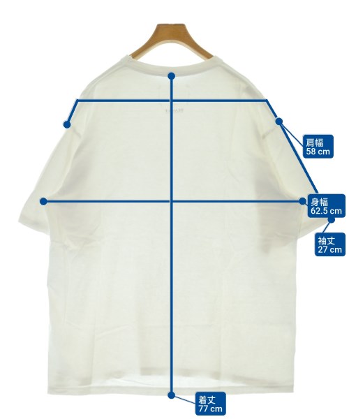 BEAMS T（ビームスティ）Tシャツ・カットソー 白 サイズ:XL メンズ/2200694318155