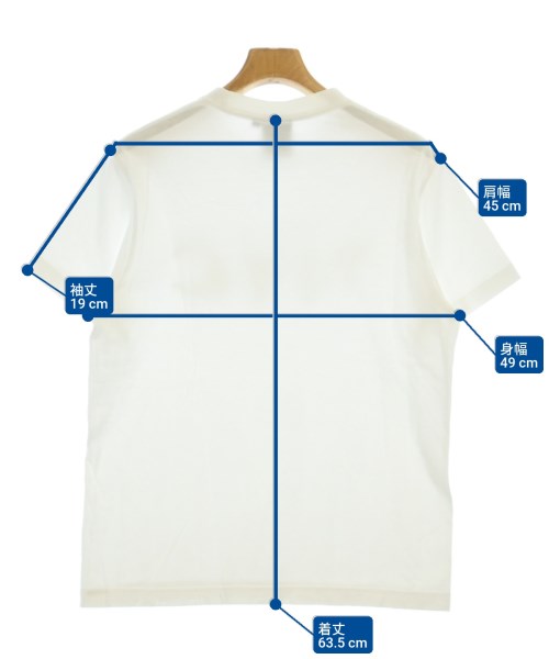 BEAMS T（ビームスティ）Tシャツ・カットソー 白 サイズ:M メンズ/2200695766221
