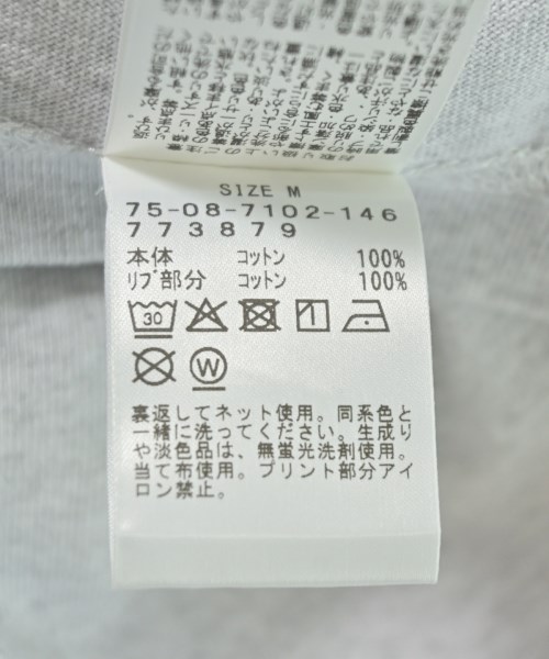 BEAMS T（ビームスティ）Tシャツ・カットソー グレー サイズ:M メンズ/2200716626039