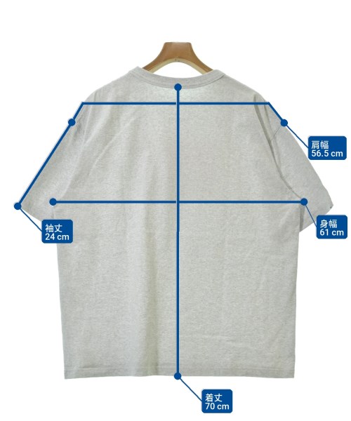 BEAMS T（ビームスティ）Tシャツ・カットソー グレー サイズ:M メンズ/2200716626039