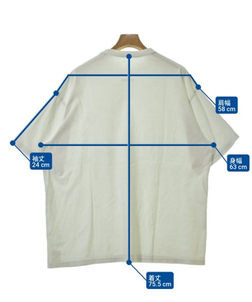 BEAMS T（ビームスティ）Tシャツ・カットソー 白 サイズ:L メンズ/2200716626053