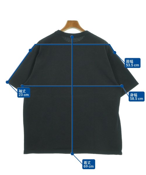 BEAMS T（ビームスティ）Tシャツ・カットソー 黒 サイズ:S メンズ/2200649966042