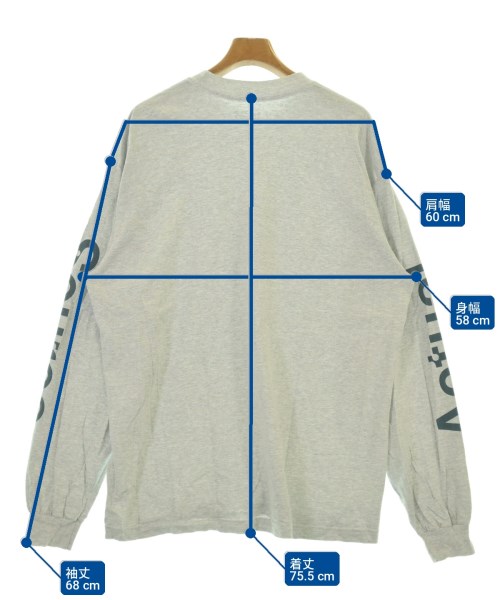 BEAMS T（ビームスティ）Tシャツ・カットソー グレー サイズ:XL メンズ/2200703327284