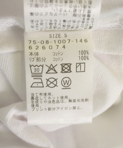 BEAMS T（ビームスティ）Tシャツ・カットソー 白 サイズ:S メンズ/2200720183177