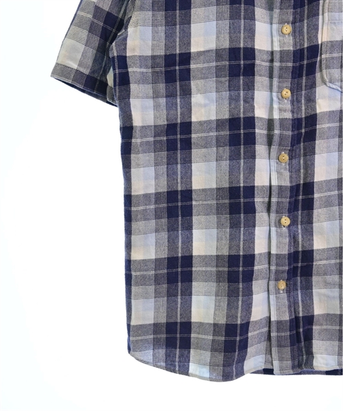 WHEREABOUTS（ウェアラバウツ）カジュアルシャツ 紺 サイズ:44(S位) メンズ/2200440981060