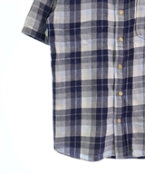 WHEREABOUTS（ウェアラバウツ）カジュアルシャツ 紺 サイズ:44(S位) メンズ/2200440981060