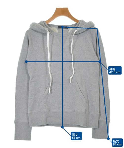 WHEREABOUTS（ウェアラバウツ）パーカー グレー サイズ:44(S位) メンズ/2200657132132