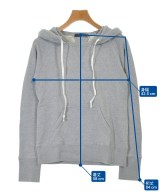 WHEREABOUTS（ウェアラバウツ）パーカー グレー サイズ:44(S位) メンズ/2200657132132