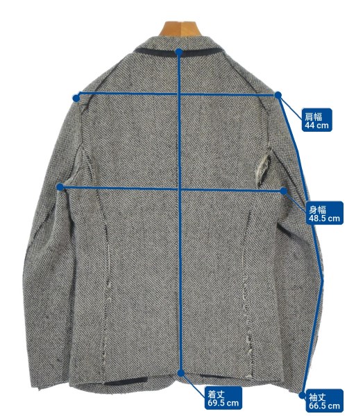 WHEREABOUTS（ウェアラバウツ）テーラードジャケット グレー サイズ:46(M位) メンズ/2200664821036