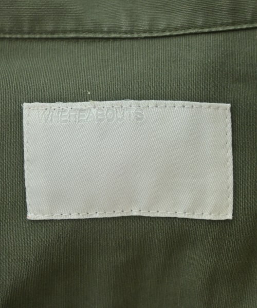 WHEREABOUTS（ウェアラバウツ）ミリタリーブルゾン カーキ サイズ:-(M位) メンズ/2200721181059