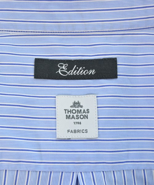 EDITION（エディション）カジュアルシャツ 青 サイズ:36(XS位) メンズ/2200696035036