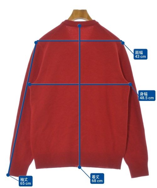 EDITION（エディション）カーディガン 赤 サイズ:M メンズ/2200656322022