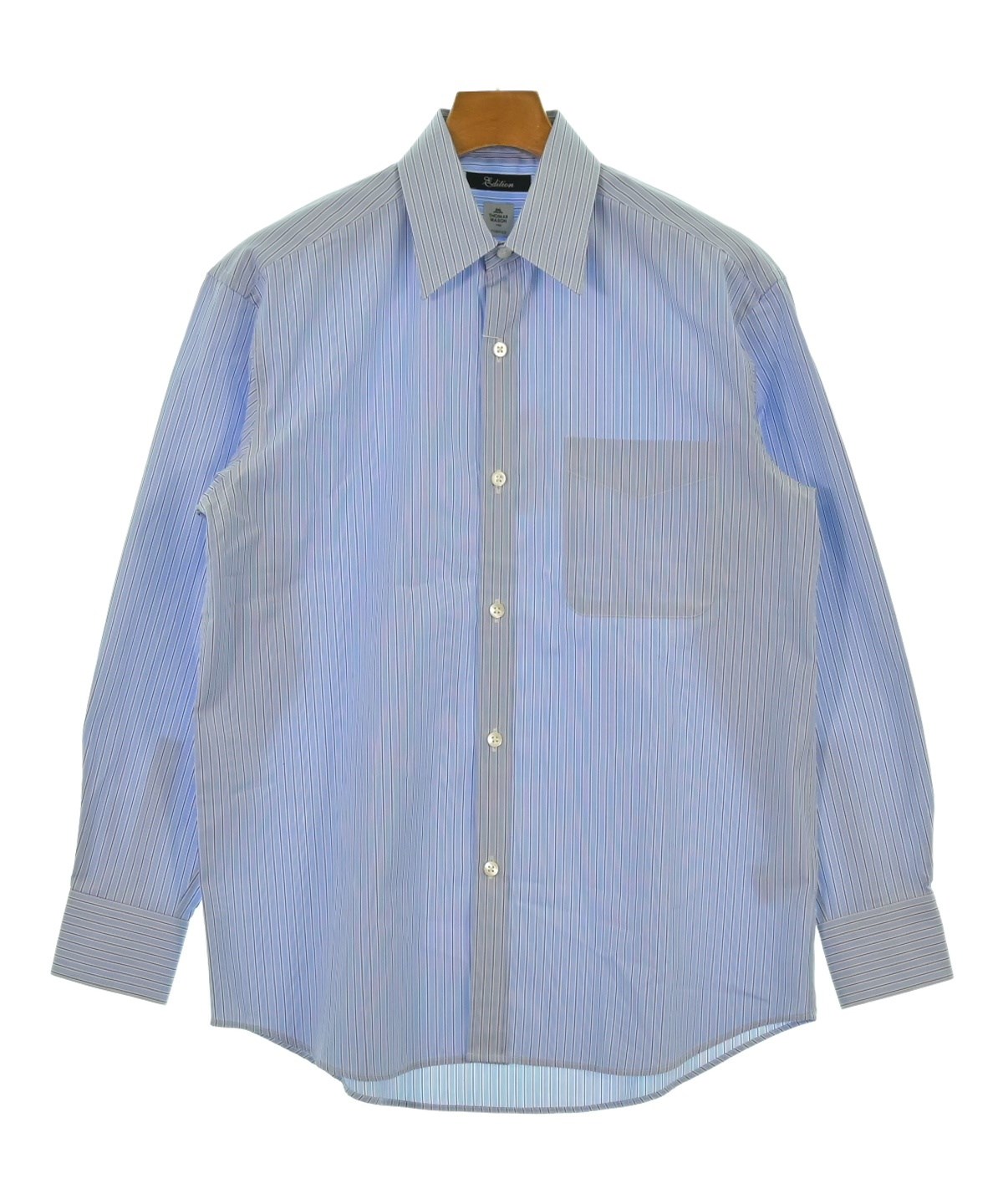 EDITION（エディション）カジュアルシャツ 青 サイズ:34(XS位) メンズ