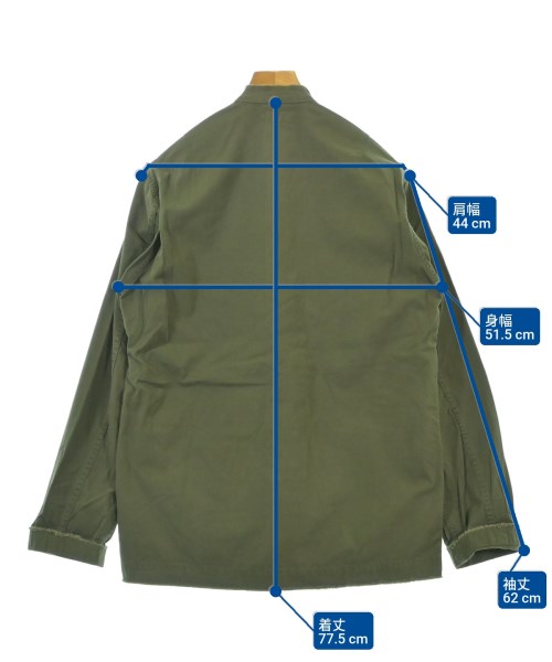 EDITION（エディション）ミリタリーブルゾン カーキ サイズ:XS メンズ/2200646869018