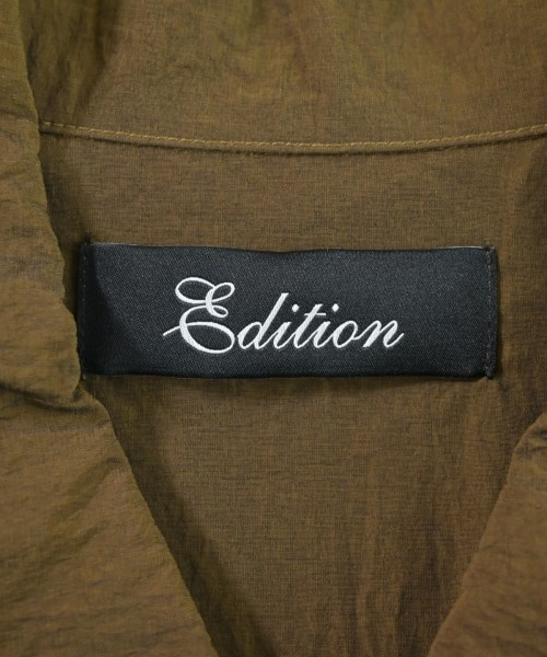 EDITION（エディション）カジュアルシャツ 茶 サイズ:L メンズ/2200665956201