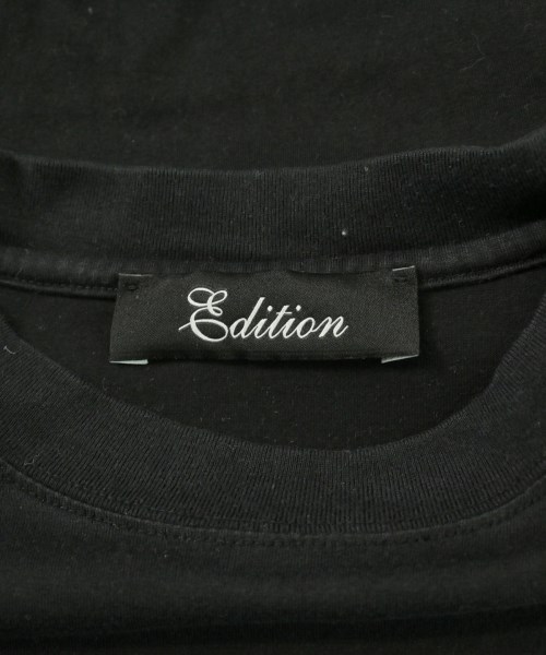 EDITION（エディション）Tシャツ・カットソー 黒 サイズ:S メンズ/2200724645091