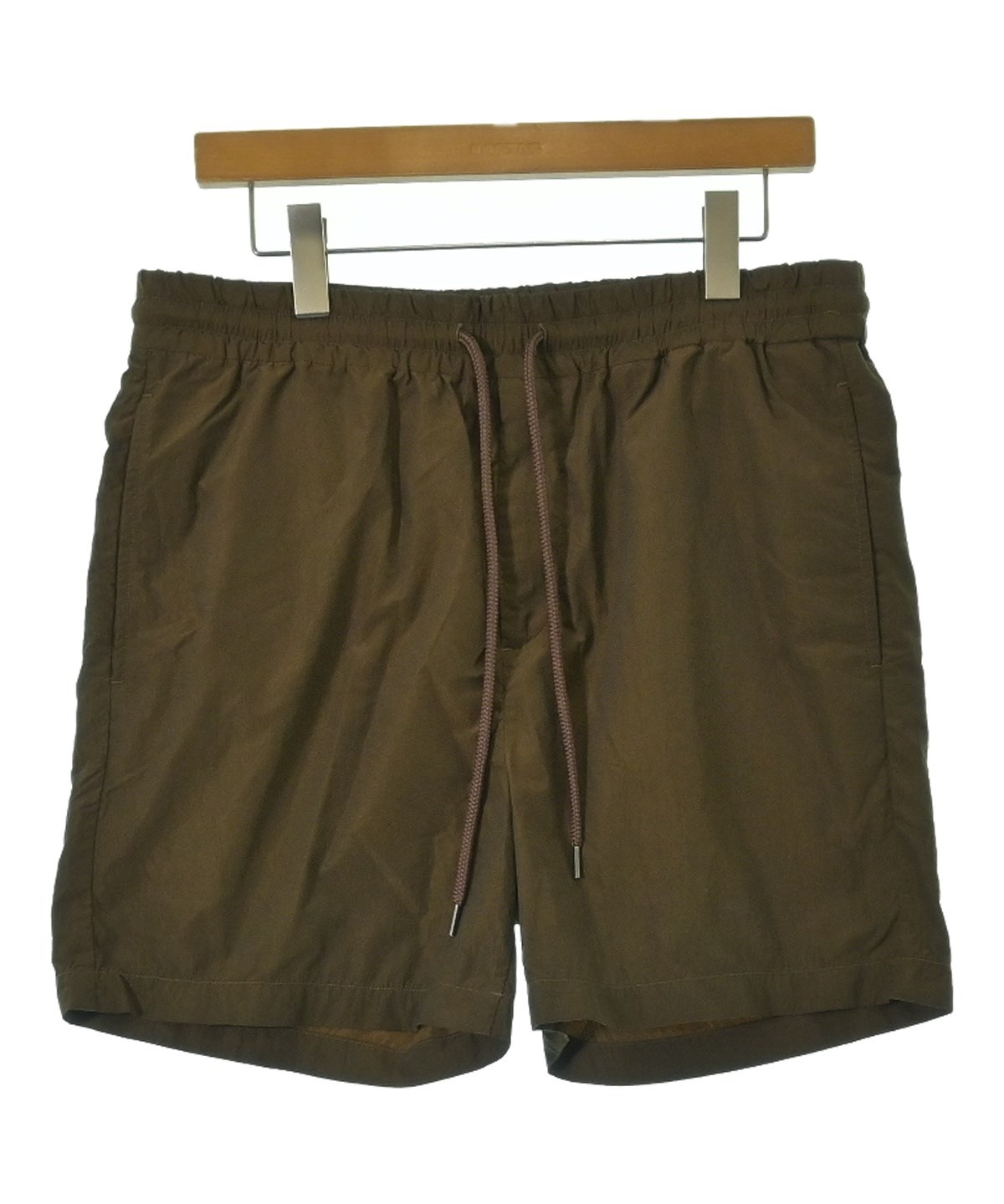 ブラウン ロゴ入り ショートパンツ Lサイズ EDITION（エディション）ショートパンツ 茶 サイズ:L メンズ