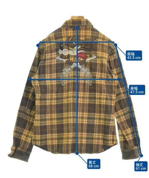 roar（ロアー）カジュアルシャツ 茶 サイズ:2(M位) メンズ/2200651253215